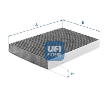 Filtr, vzduch v interiéru UFI 54.348.00