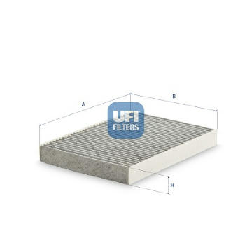 Filtr, vzduch v interiéru UFI 54.516.00