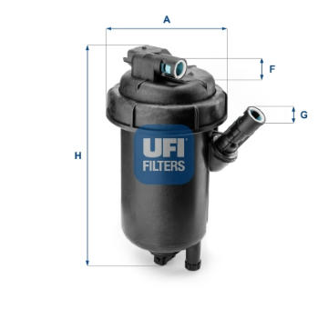 Palivový filtr UFI 55.120.00