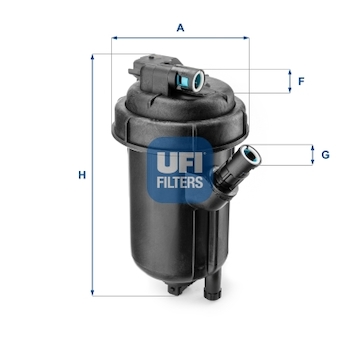 Palivový filtr UFI 55.125.00