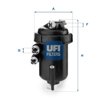 Palivový filtr UFI 55.127.00