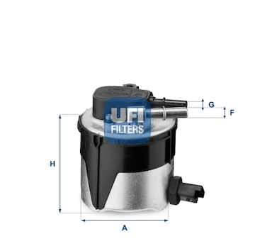 palivovy filtr UFI 55.170.00