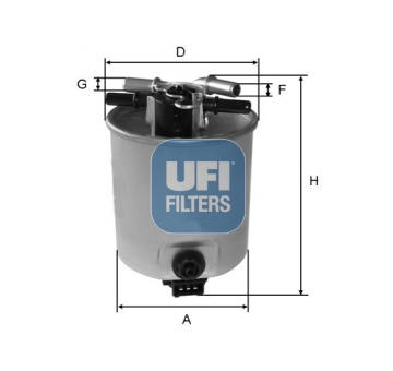 Palivový filtr UFI 55.393.00