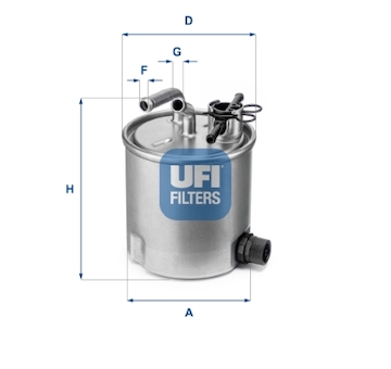 palivovy filtr UFI 55.394.00