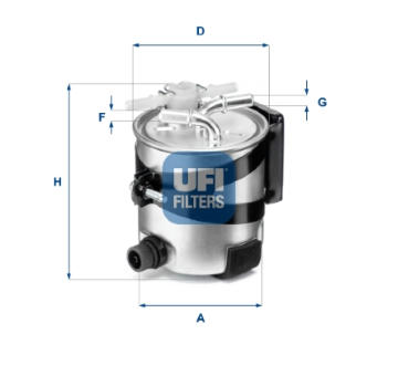 Palivový filtr UFI 55.418.00