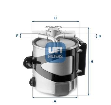 Palivový filtr UFI 55.430.00