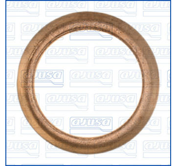 Těsnicí kroužek, olejová vypouštěcí zátka AJUSA 17000100