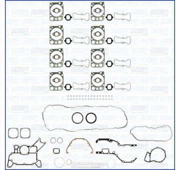 Kompletní sada těsnění, motor AJUSA 50196700