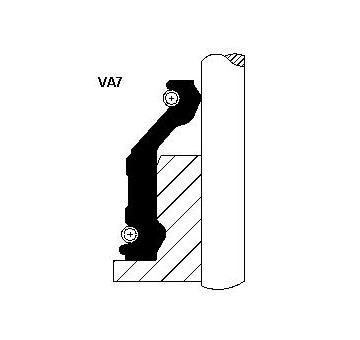 Těsnicí kroužek, dřík ventilu CORTECO 12012351
