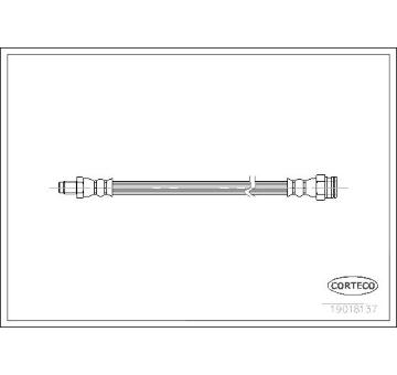 Brzdová hadica CORTECO 19018137