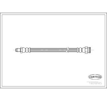 Brzdová hadica CORTECO 19018165
