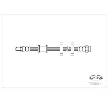 Brzdová hadice CORTECO 19018177