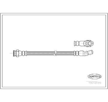 Brzdová hadice CORTECO 19018189