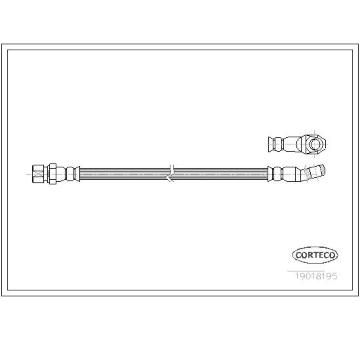 Brzdová hadice CORTECO 19018195