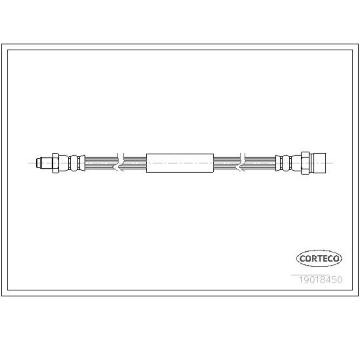 Brzdová hadice CORTECO 19018450