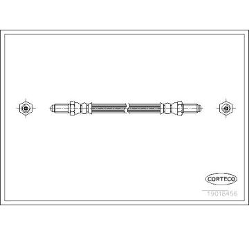 Brzdová hadice CORTECO 19018456