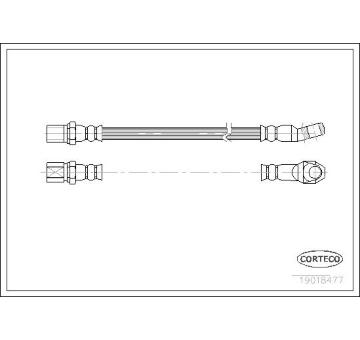 Brzdová hadice CORTECO 19018477