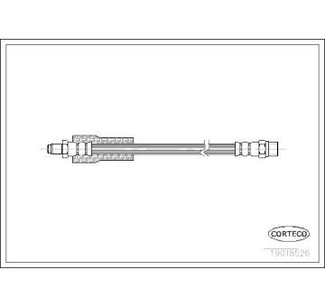 Brzdová hadice CORTECO 19018526