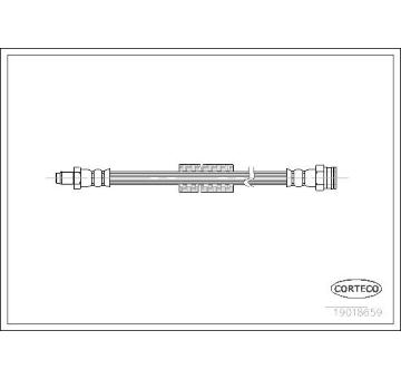 Brzdová hadice CORTECO 19018659