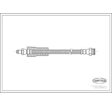Brzdová hadice CORTECO 19018665