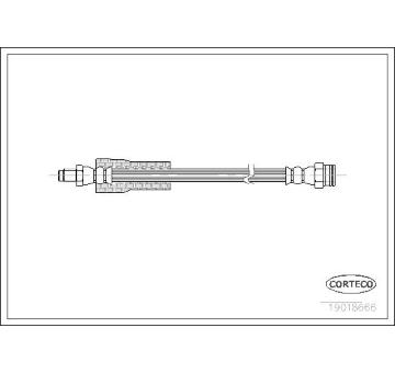 Brzdová hadice CORTECO 19018666
