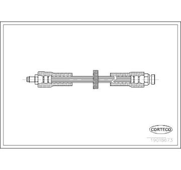 Brzdová hadice CORTECO 19018673