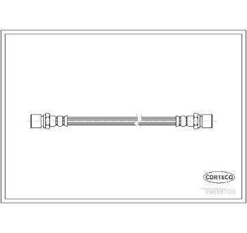 Brzdová hadice CORTECO 19018700