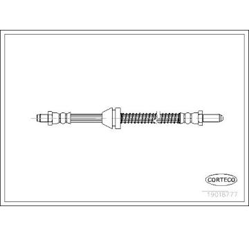 Brzdová hadice CORTECO 19018777