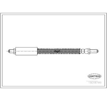 Brzdová hadice CORTECO 19018789