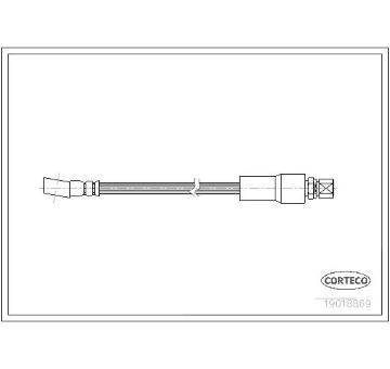 Brzdová hadice CORTECO 19018869