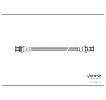 Brzdová hadice CORTECO 19018879