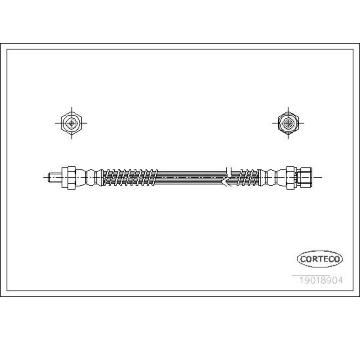 Brzdová hadice CORTECO 19018904
