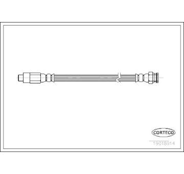Brzdová hadice CORTECO 19018914