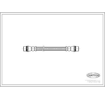 Brzdová hadice CORTECO 19019978