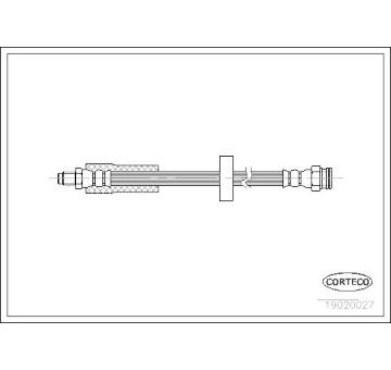 Brzdová hadice CORTECO 19020027