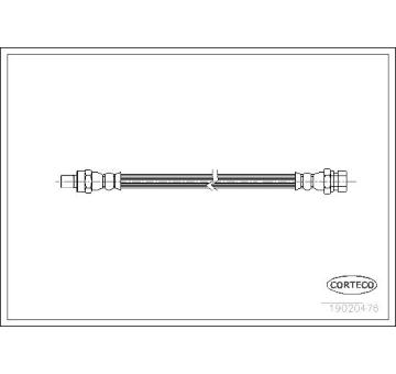 Brzdová hadice CORTECO 19020476