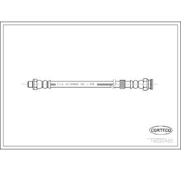 Brzdová hadica CORTECO 19020485