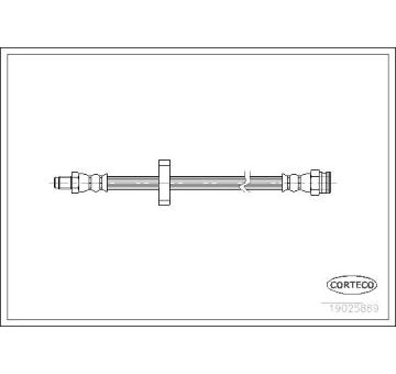 Brzdová hadica CORTECO 19025869