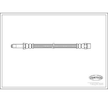 Brzdová hadica CORTECO 19026386