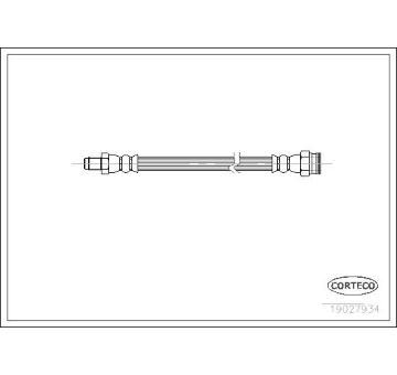 Brzdová hadica CORTECO 19027934