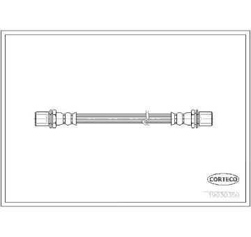 Brzdová hadice CORTECO 19030350