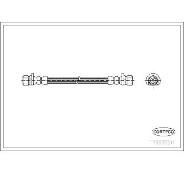 Brzdová hadica CORTECO 19030511