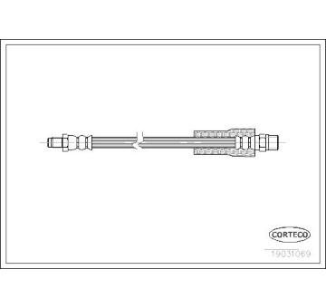 Brzdová hadice CORTECO 19031069