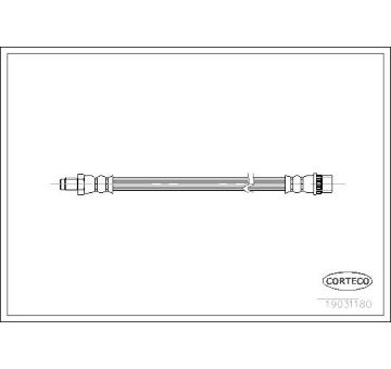 Brzdová hadica CORTECO 19031180