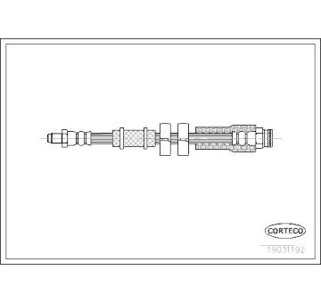 Brzdová hadice CORTECO 19031192