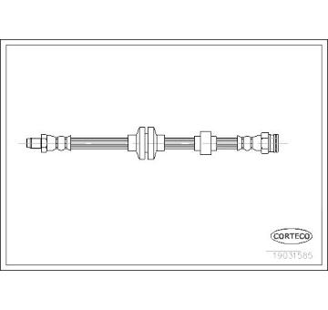 Brzdová hadica CORTECO 19031585