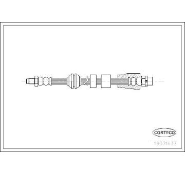 Brzdová hadice CORTECO 19031637