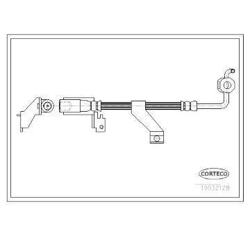 Brzdová hadica CORTECO 19032128