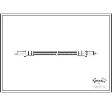 Brzdová hadice CORTECO 19032167