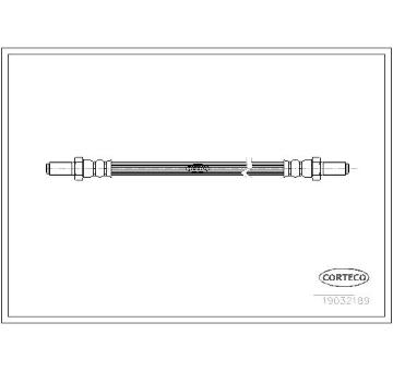 Brzdová hadica CORTECO 19032189